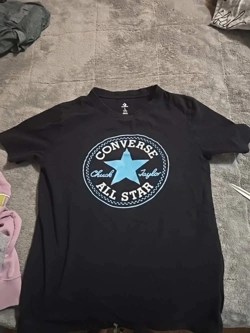 Converse Kids' Short Sleeve All Star Tee - Red & Black